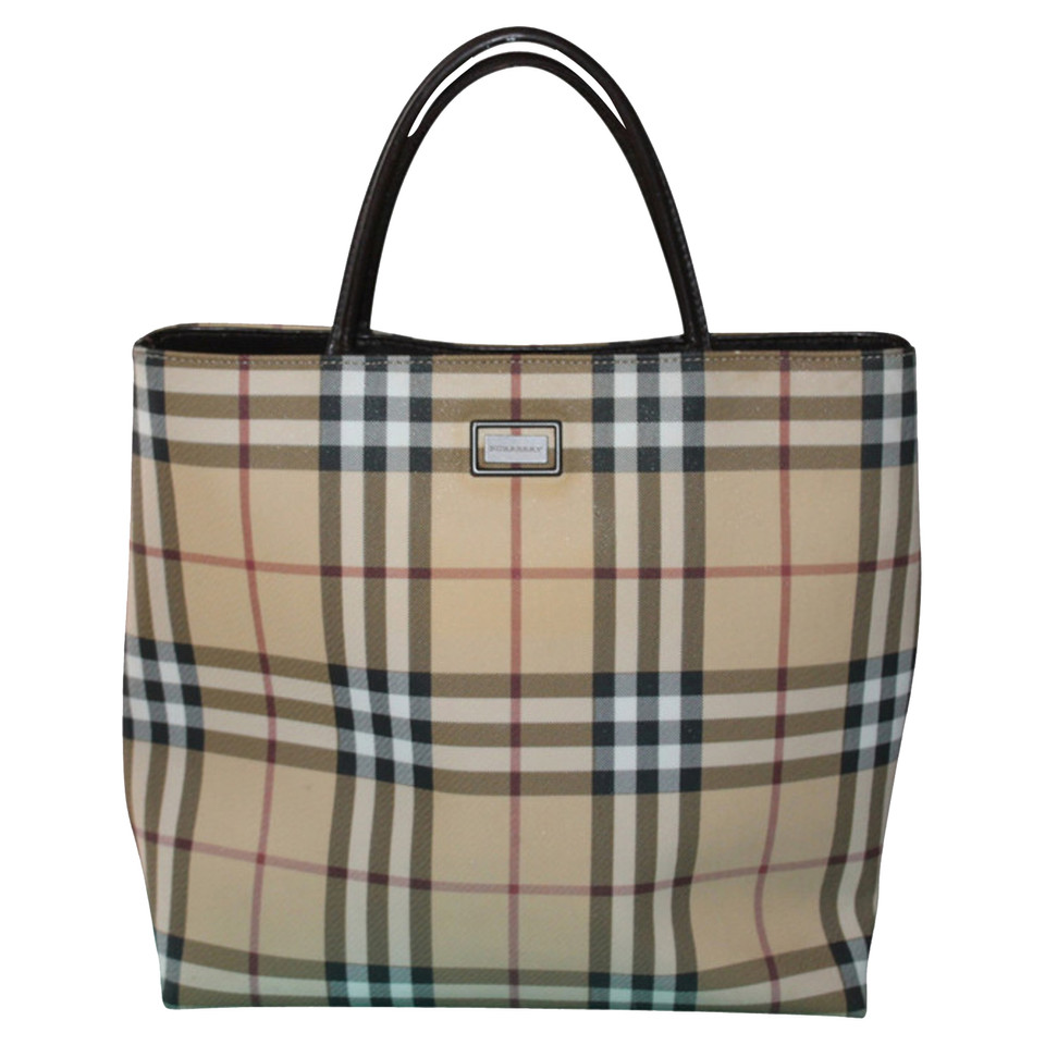Burberry Tote bag with Nova check pattern - Buy Second hand Burberry ...