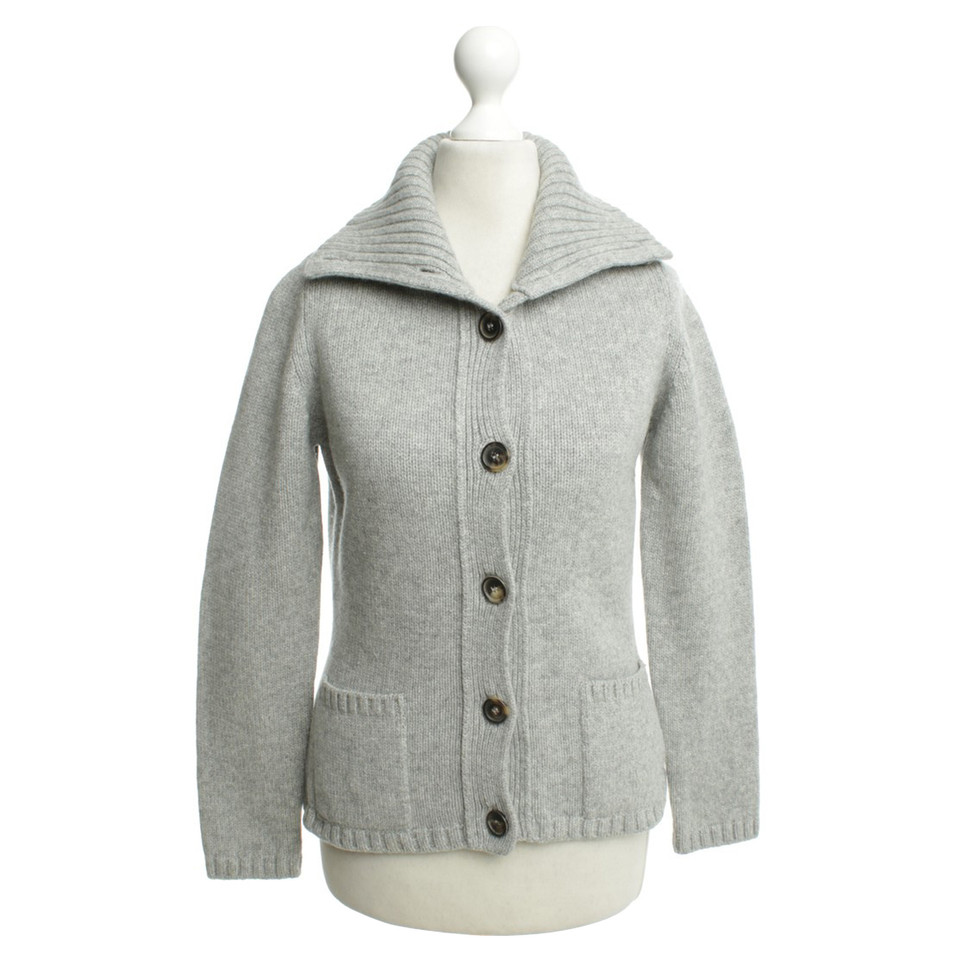 René Lezard Grey Cardigan