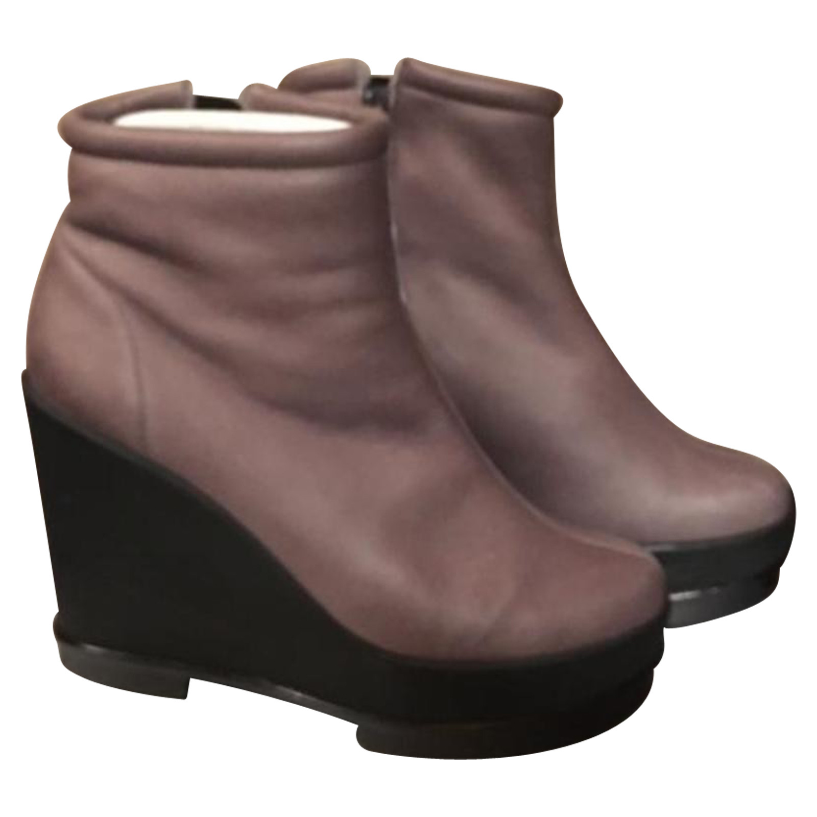 Robert Clergerie Ankle boots Leather - Second Hand Robert Clergerie Ankle  boots Leather buy used for 315€ (4095285)