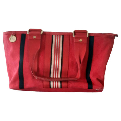 Burberry Shoulder bag Cotton in Red
