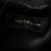 Kaviar Gauche Kleid aus Seide in Schwarz