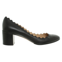 Chloé Pumps/Peeptoes aus Leder in Schwarz