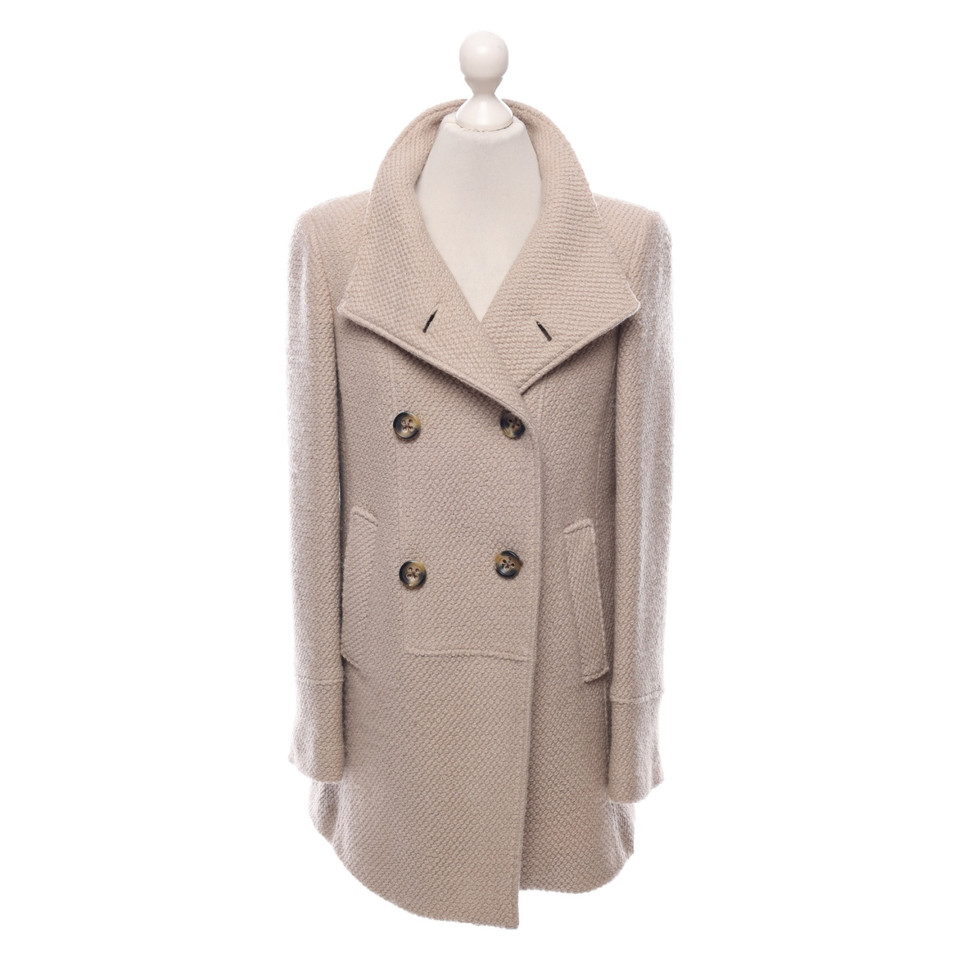 Carolina Herrera Jacket/Coat Wool in Beige