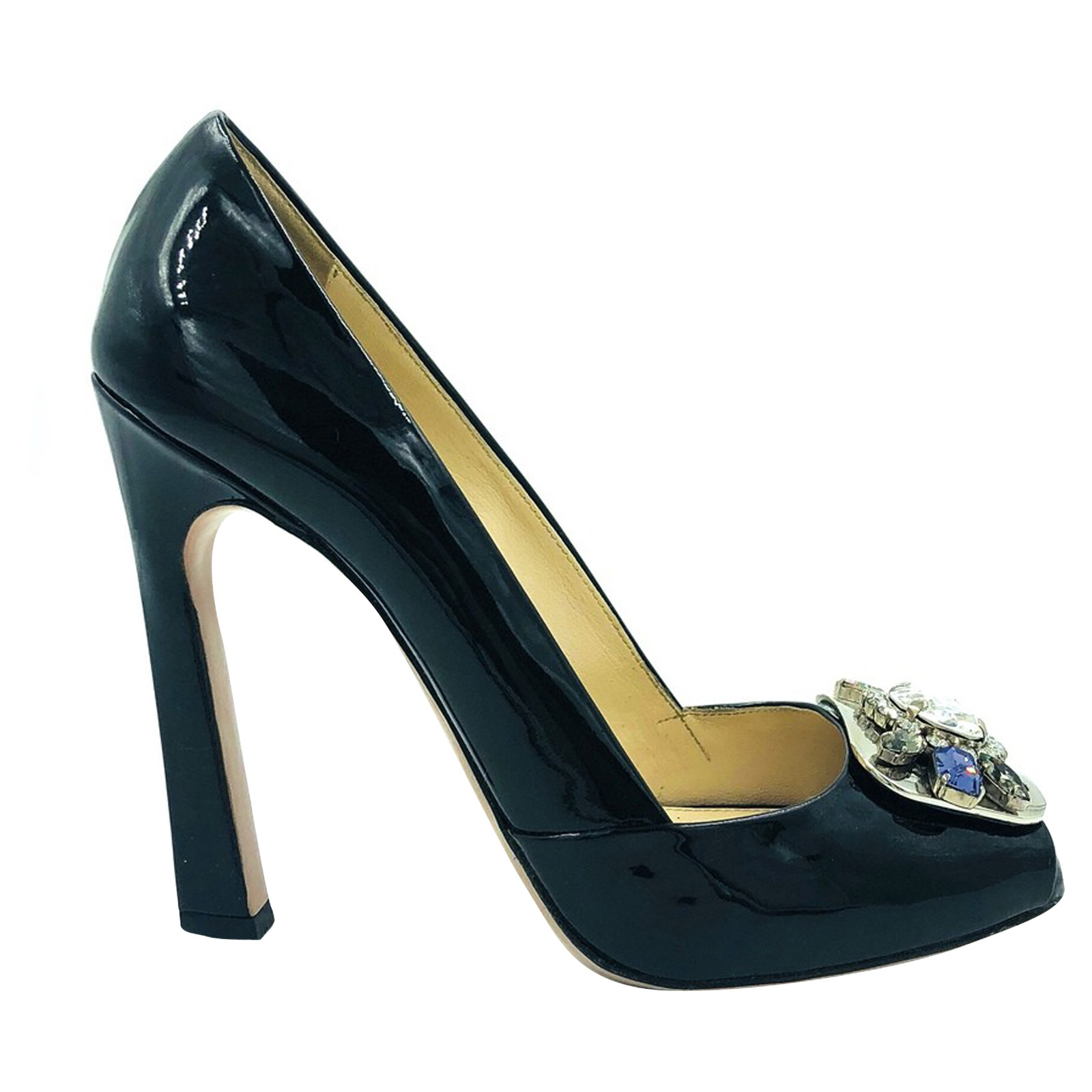 Prada Prada Patent Black Jewel Shoes - Second Hand Prada Prada Patent Black  Jewel Shoes buy used for 300€ (3038260)