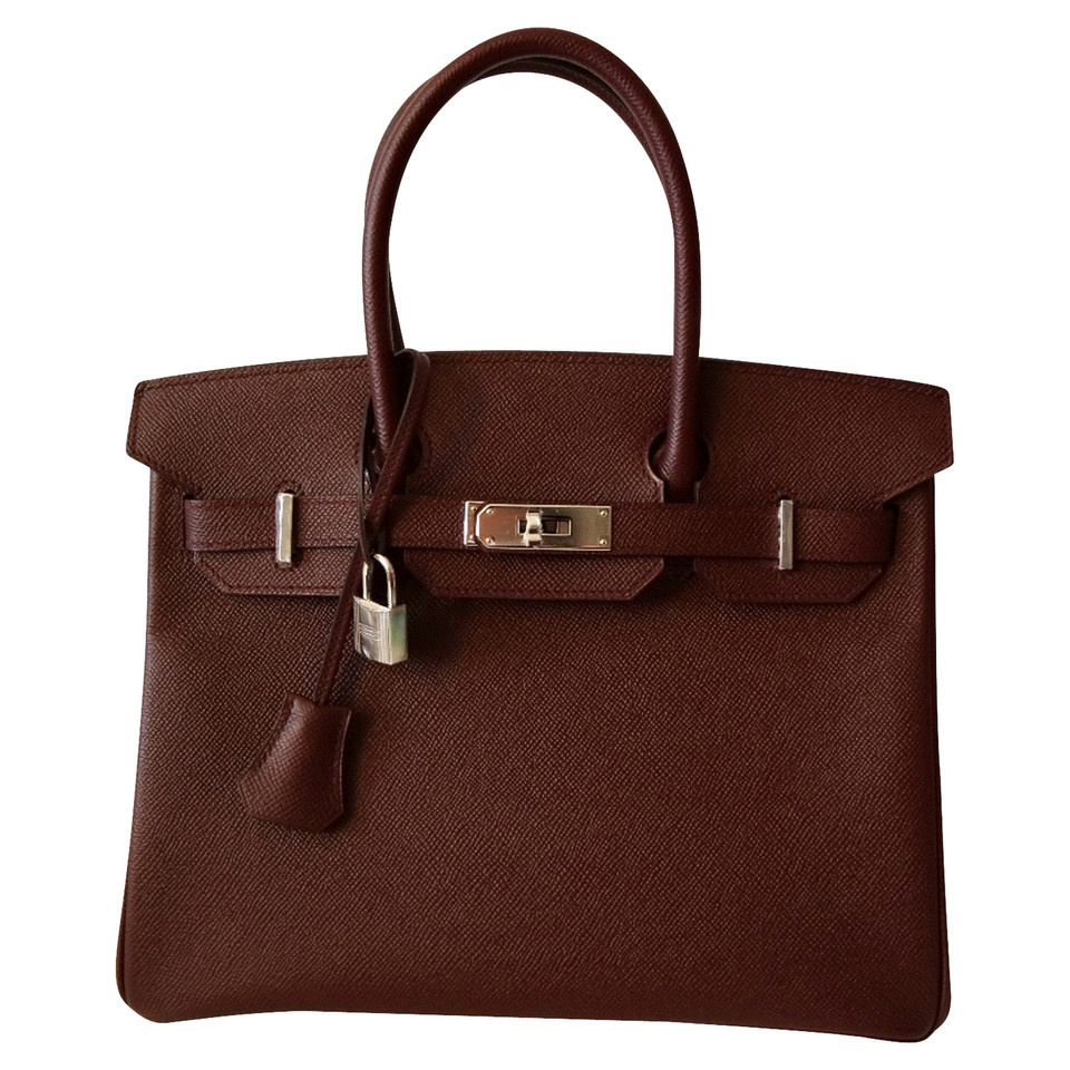 Hermès Birkin Bag 30 Leather in Bordeaux