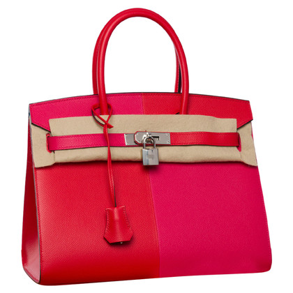 Hermès Birkin Bag 30 aus Leder in Rot