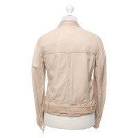 Closed Jacket/Coat Leather in Beige