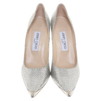 Jimmy Choo Silver colored pumps