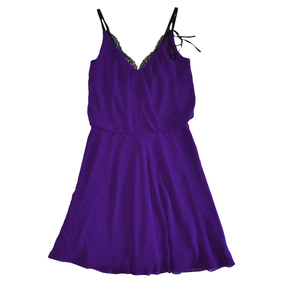 Karen Millen Silk Purple Dress