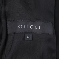 Gucci Jacke/Mantel aus Wolle in Schwarz