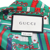 Gucci Camicetta di seta con motivo