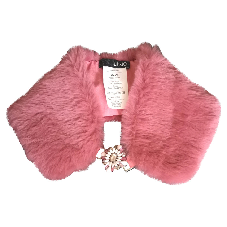 Liu Jo Scarf/Shawl Fur in Pink