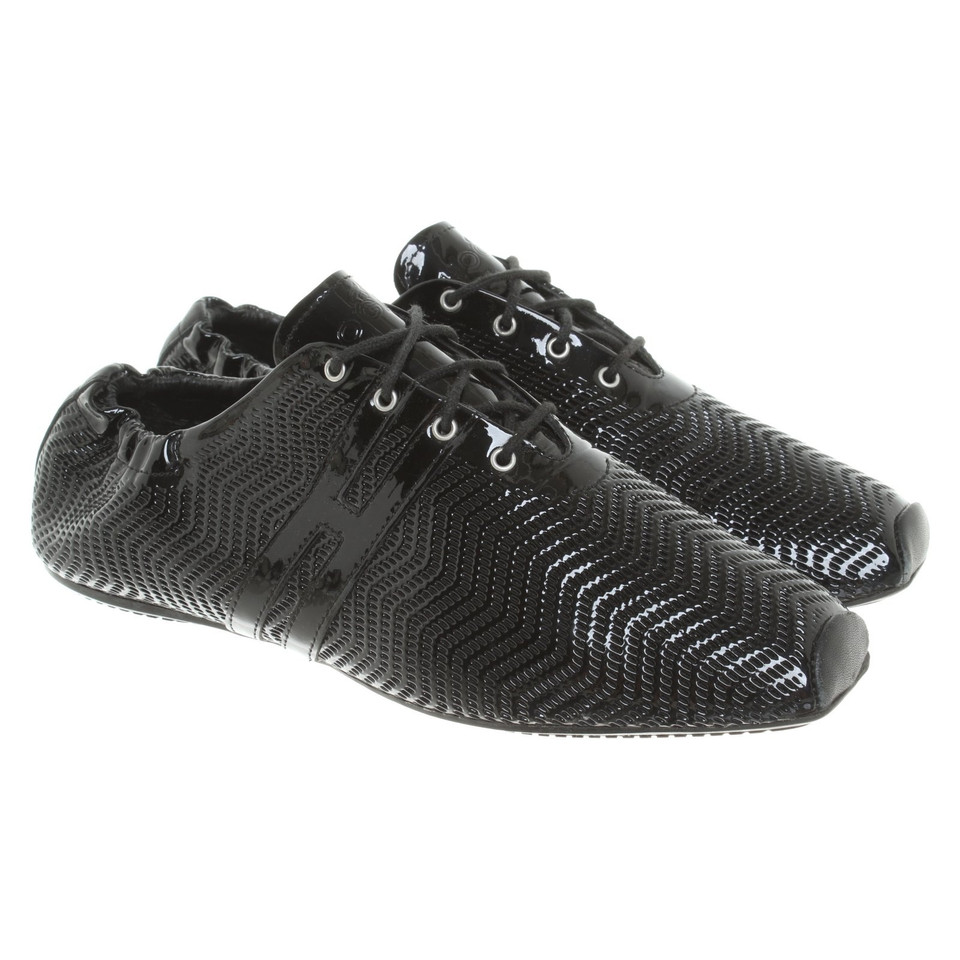 Hogan Patent leather lace-up shoes