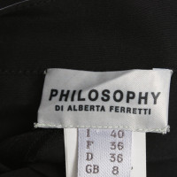 Philosophy Di Alberta Ferretti Vestito in Seta in Nero