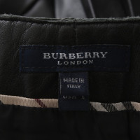 Burberry Leather skirt in black