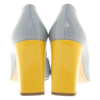 Fendi pumps with different color heel