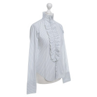 Ralph Lauren Blu / camicia a strisce bianca