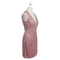 Jenny Packham Pailletten-Kleid in Rosa