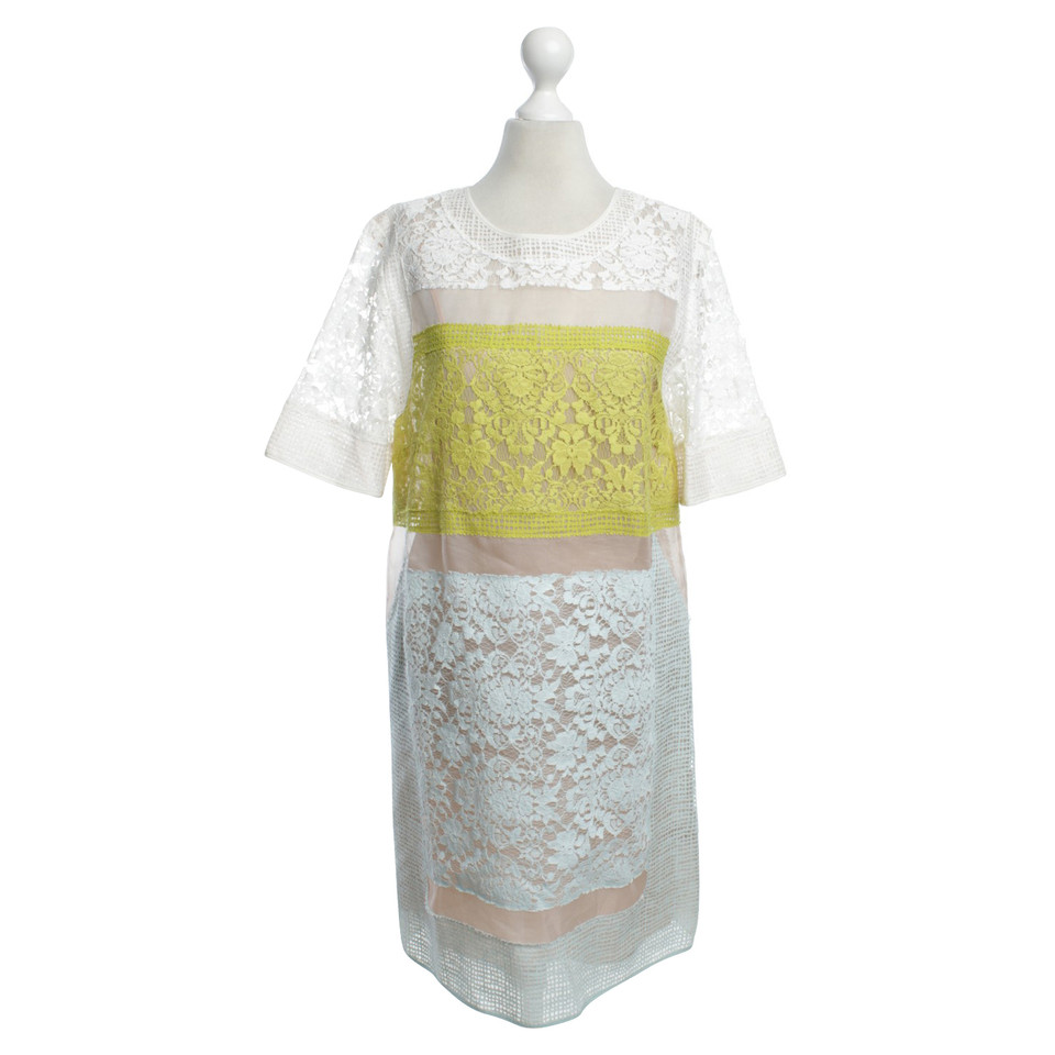 Rebecca Taylor Sommerkleid mit floraler Spitze