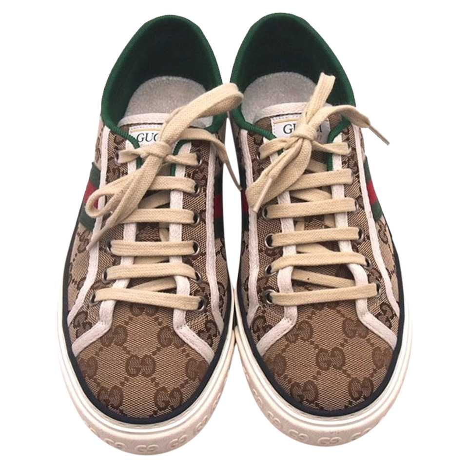 Gucci Chaussures de sport en Toile en Beige