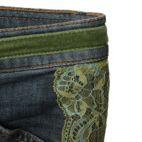 D&G Jeans with lace detail 