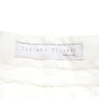 Fabiana Filippi Shorts aus Baumwolle in Weiß
