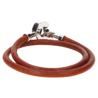 Hermès Wrap bracelet with silver clasp