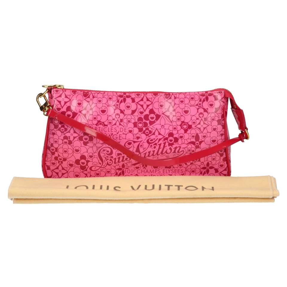 Louis Vuitton Pochette Mini in Pelle verniciata in Rosa