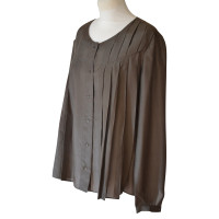Chloé Zijden blouse in taupe