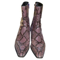 Prada Python leather boots