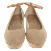 Tod's Ballerinas with platform sole