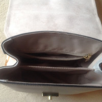 Versace Shoulder bag made of leather in grey