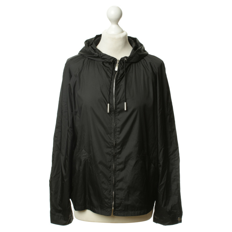 René Lezard Rain jacket in black 