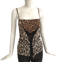 Dolce & Gabbana Halter top with leopard pattern