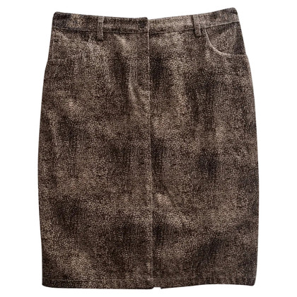 Borbonese Skirt Cotton in Khaki