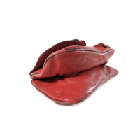 Christian Dior Saddle Bag Leather in Bordeaux