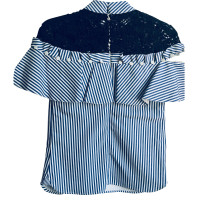 Self Portrait Blouse with striped pattern
