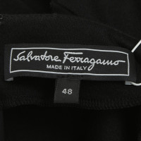 Salvatore Ferragamo Wollen jurk in zwart