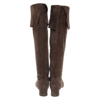 L'autre Chose Overknees in brown