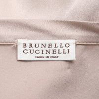 Brunello Cucinelli Bovenkleding Zijde in Huidskleur