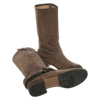 Kennel & Schmenger Boots Leather in Taupe
