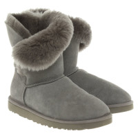 Ugg Stivali in Pelle in Grigio