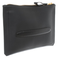 Tom Ford Clutch aus Leder in Schwarz