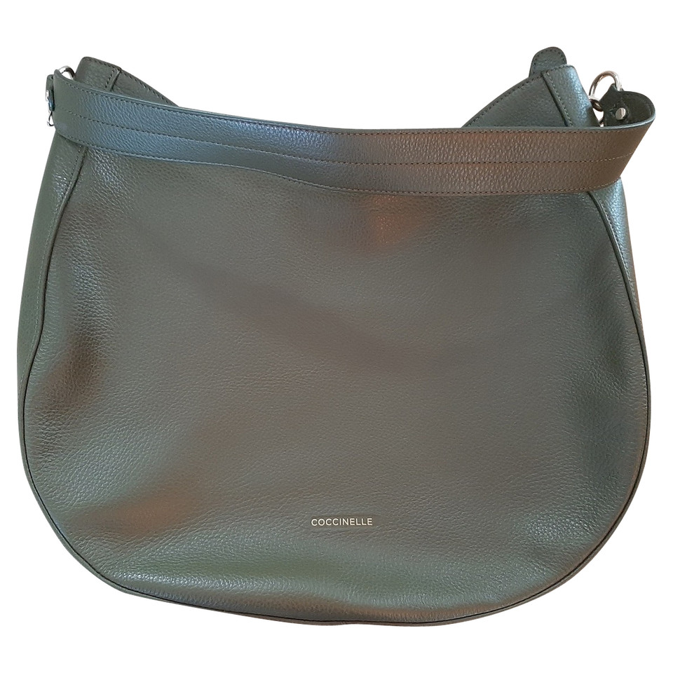 Coccinelle Shoulder bag Leather in Green
