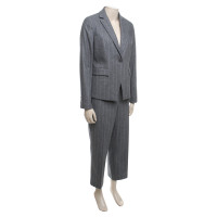 St. Emile Suit with pinstripe pattern in grey / white
