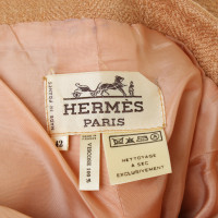 Hermès Viscose skirt in Orange