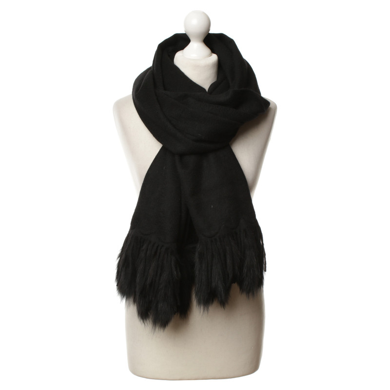 Other Designer Unger - wool scarf in black