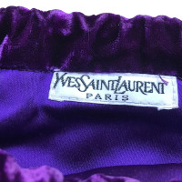 Yves Saint Laurent Piccola borsa da sera di velluto viola