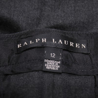 Ralph Lauren Black Label Broeken Wol in Grijs
