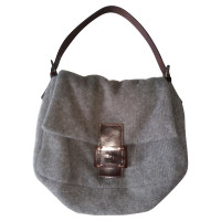 Fendi Fendi Grey Wool Handbag